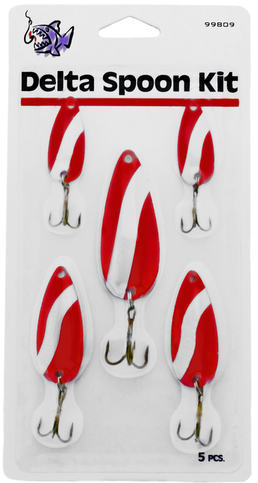 Delta Spoon Kit 5/pk - Red & White