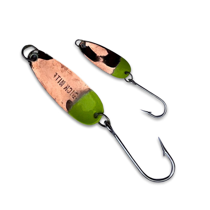 Dick Nite #0 Spoons, Brass GreenHead