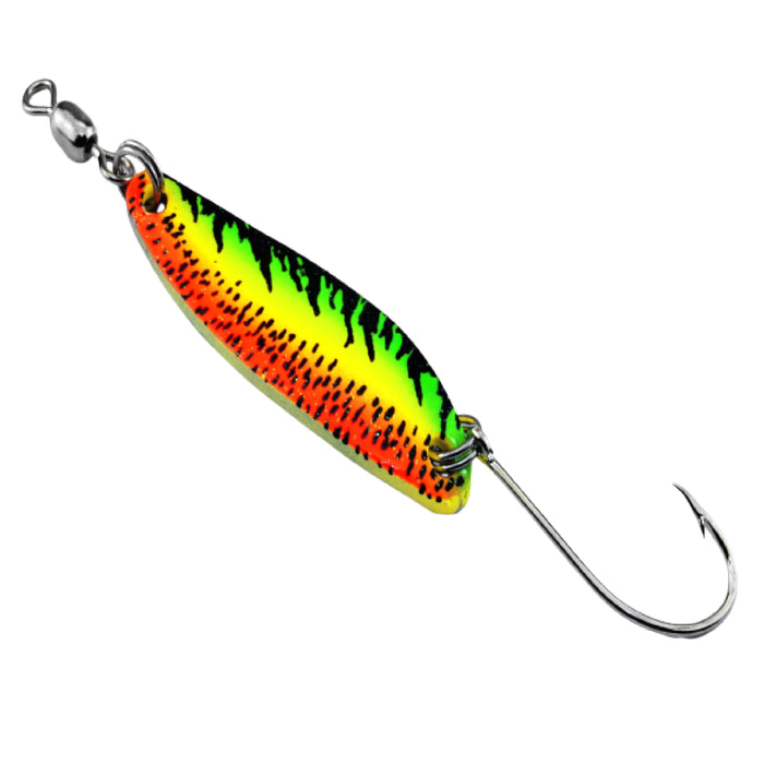 crocs fishing lure Gibbs Croc #2 3/8OZ / Hammered Brass Fire Stripe