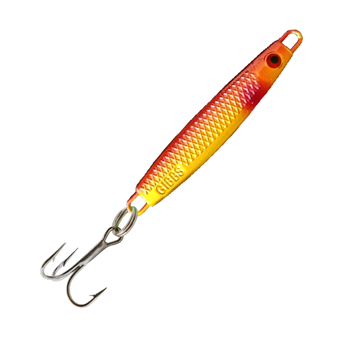 2017 ice fishing lures GIBBS ICE MINNOW 1/8 / GOLD SHINER