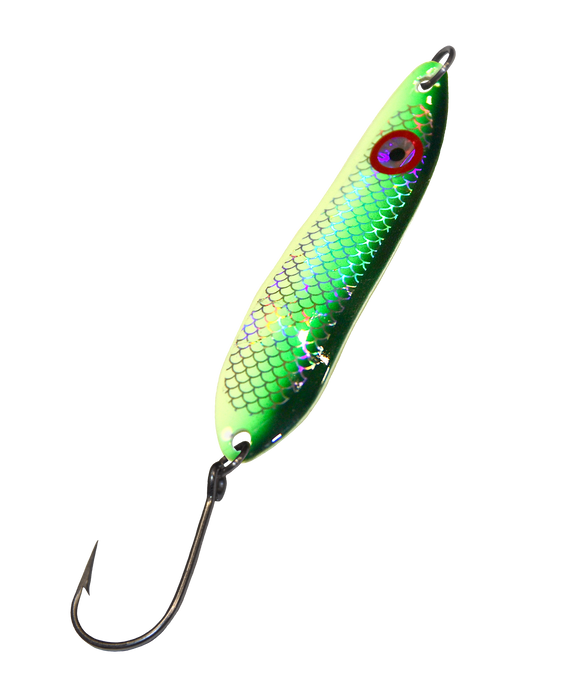 fb fishing lure spoon Trigger Trout Trolling It is equipped with a super sharp and tough VMC hook and it produces an excellent wide Lake Fork Flutter Spoon