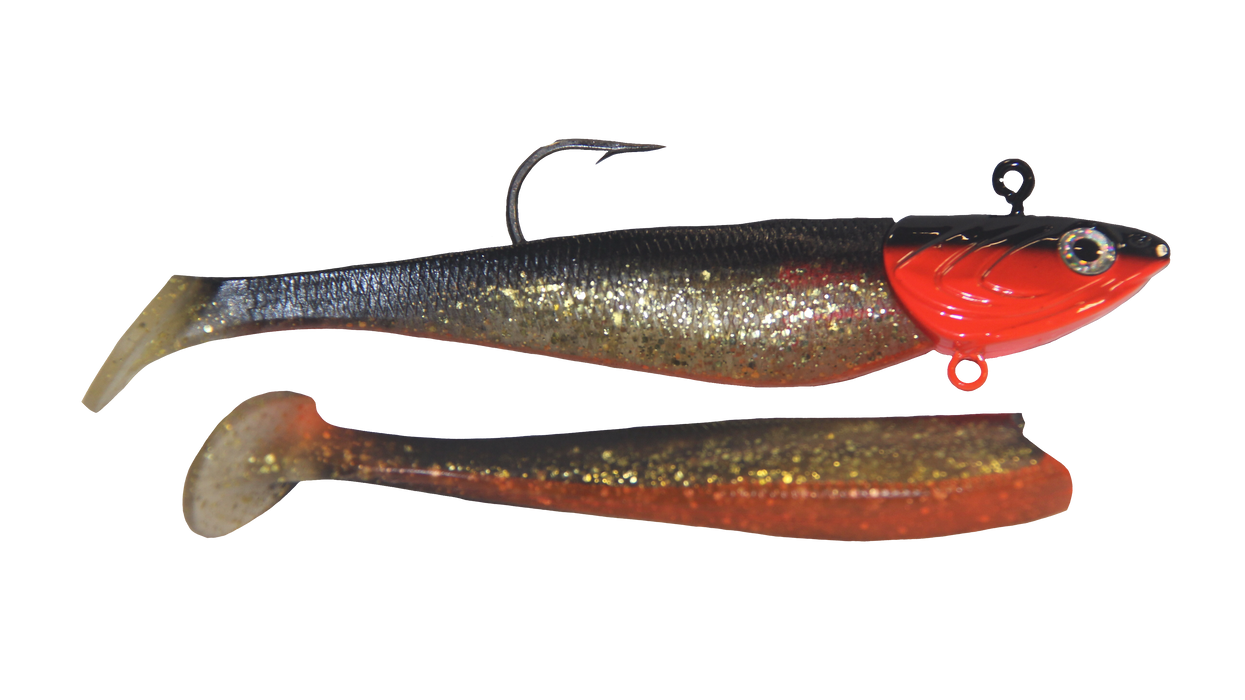 Lighthouse Megabite Super Lures 4oz Swim Bait Rum & Coke