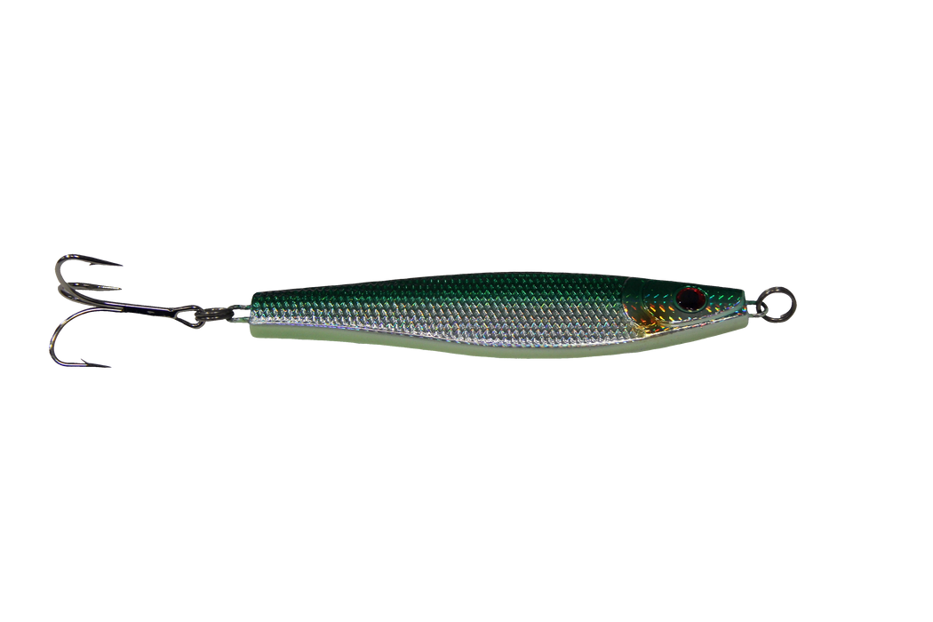 deep river fishing lures Lighthouse Lure Deep Drop Jig Green Herring 20oz
