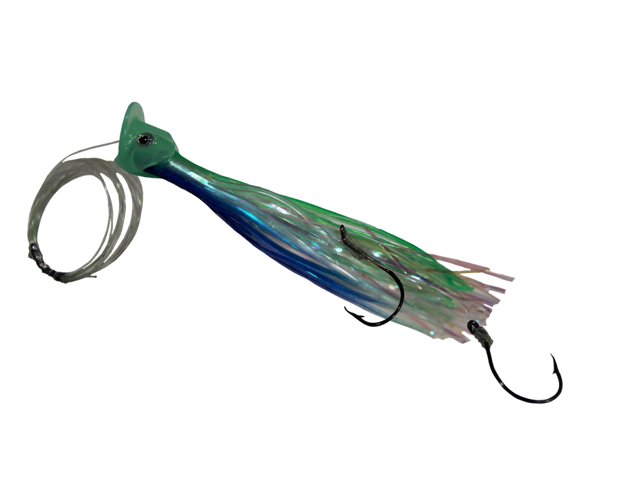 Fishing Squid Lures - Octopus Squid Skirt Lures Bait, Glow In Dark Soft  Trolling Bait Fishing Lure Saltwater For Bass, Trout, Halibut, Salmon,  Marlin