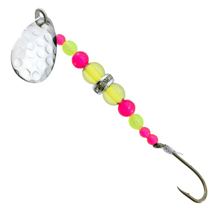 bride and groom fishing lures Gibbs Wedding Band 8 / Green Bead