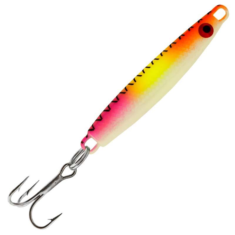 Gibbs Ice Minnow 1/8 / Glow Candy Corn